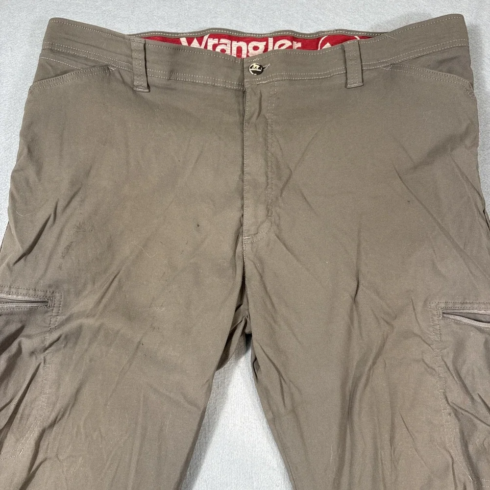 Wrangler ATG All‎ Terrain Gear Pants KHAKI  44x30 Outdoor Hiking Stretch